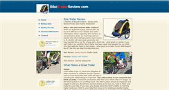 Desktop Screenshot of biketrailerreview.com